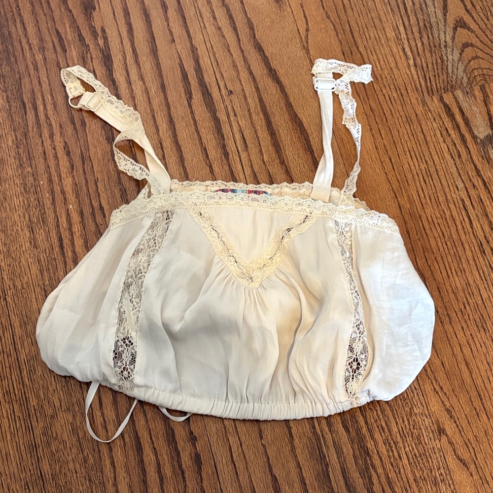 Urban Outfitters Cream Lace Cami